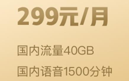 联通4G畅爽冰激凌放心用版299元套餐 全家共享流量