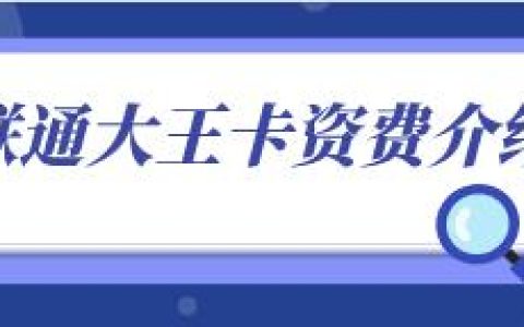 联通大王卡2.0上线最低月租19元/月