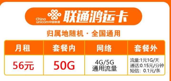 为什么流量卡要首充？联通鸿运卡月租39元70G流量+30分钟通话+自主选号+无合约