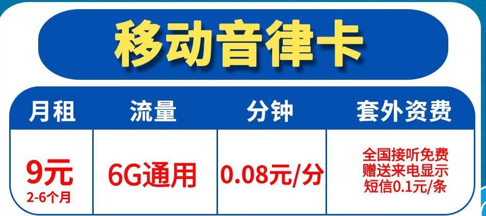 流量卡激活后可以使用了吗？移动音律卡和移动暴风卡，月租不贵