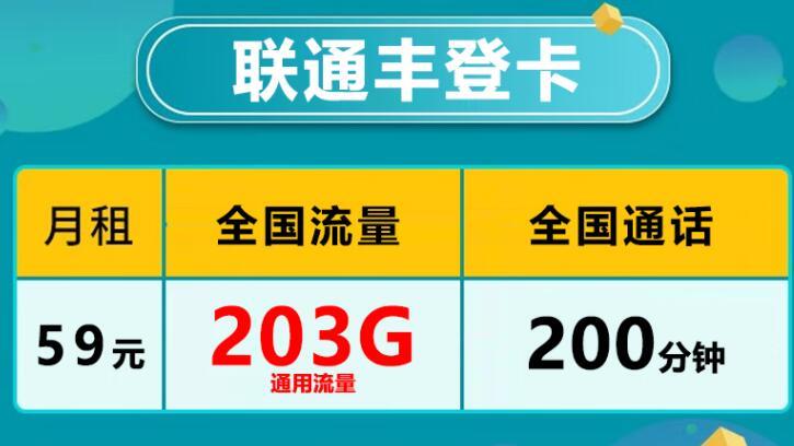 中国联通短期优惠套餐推荐|联通真果卡143G通用大流量+200分钟全国通话+29元/月