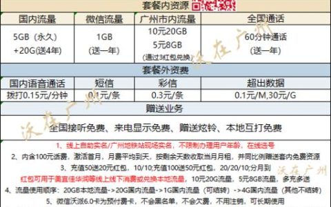 广东联通流量王乐享版：月租低、流量多、性价比高