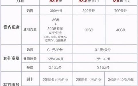 2023年联通最低套餐是什么？