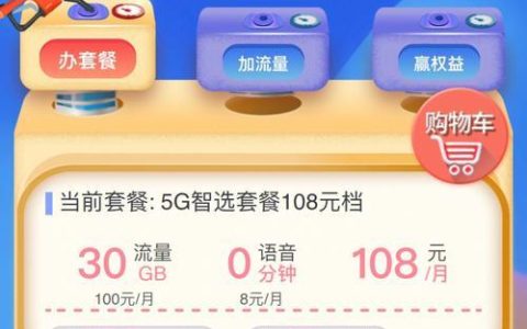 移动29元套餐：100分钟语音通话、1GB流量、100条短信