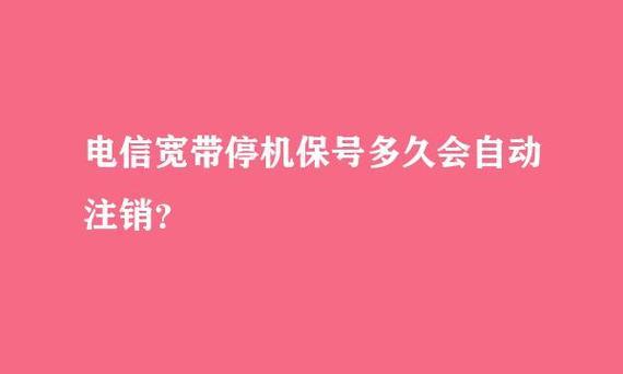 电信宽带停机保号费多少钱一个月？申请时需要注意什么？