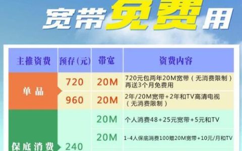 2023年长沙移动宽带套餐价格表，性价比最高的选择！