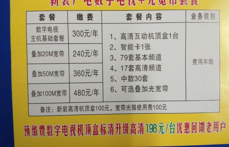 2023广东广电宽带套餐价格表，看完你就知道该选哪个了