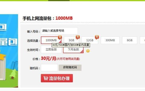 电信卡流量超出1G多少钱？