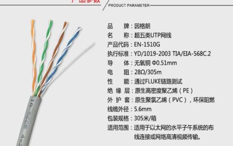 国标五类网线：详解性能与应用场景